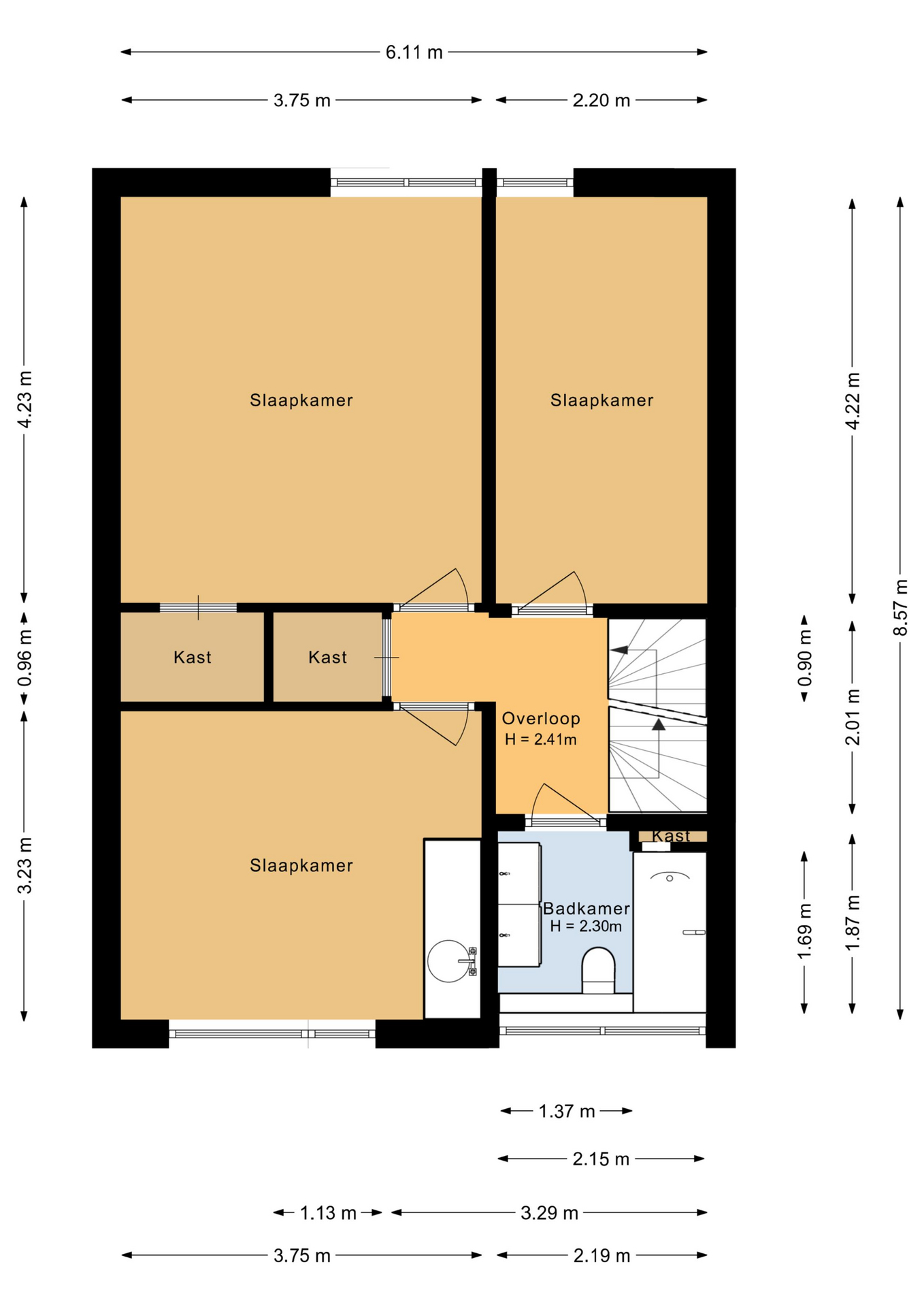 Hofstede 174 - 8212 WL - lelystad-plattegrond-2